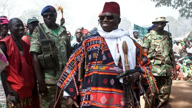 Selon Jammeh, seule une intervention divine aurait pu le chasser du pouvoir. Concernant les dizaines de leaders de l'opposition en prison, Yahya Jammeh affirmait qu'il ne leur pardonnerait jamais.