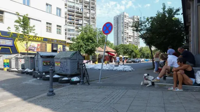 Блокада Главне улице у Земуну 5. јула