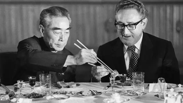 চৌ এন-লাই এবং কিসিঞ্জার