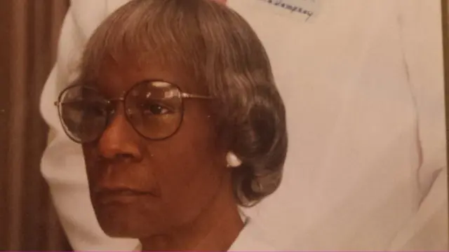 Shirley Chisholm durante sus años finales.