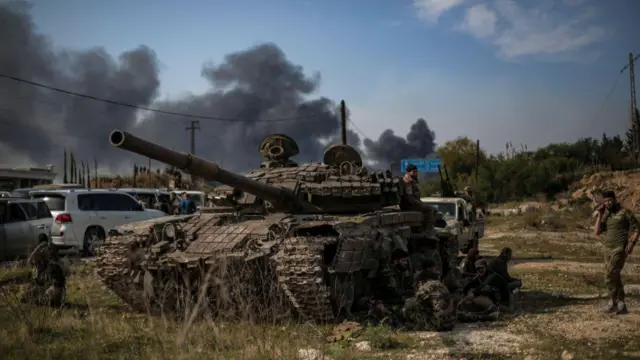 Танк сирийской армии