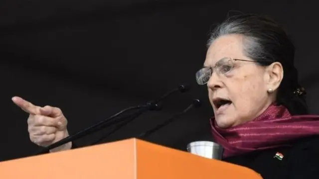 સોનિયા ગાંધીની તસવીર