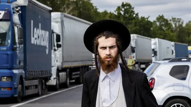 Хасиды на границе Украины и Беларуси