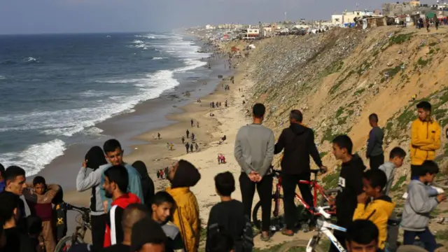EE.UU. instalará un puerto provisional en la costa de Gaza para garantizar la entrega de ayuda humanitaria - BBC News Mundo