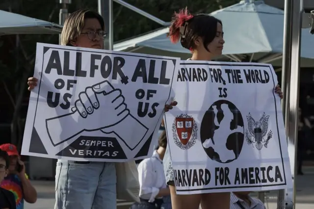 Dukungan kepada mahasiswa-mahasiswa internasional di Universitas Harvard.