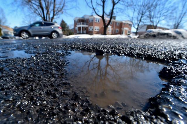 Potholes in Pennsylvania