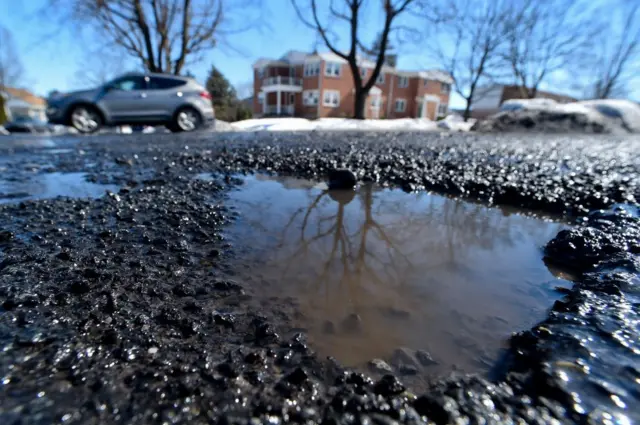 Potholes in Pennsylvania