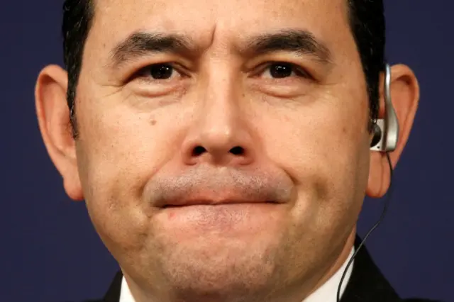 Jimmy Morales, el presidente de Guatemala