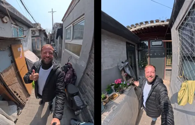 Maurício mostra sua casa em Pequim