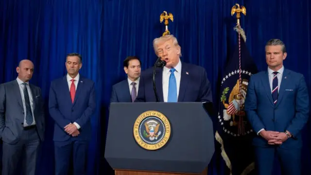 अमेरिकी राष्ट्रपति डोनल्ड ट्रम्प पत्रकार सम्मेलनमा