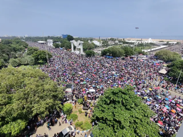 சென்னை மெரினா, விமானப்படை சாகசம்