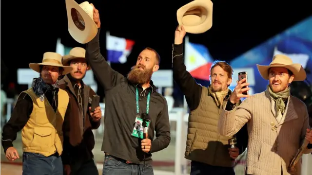 Команда США на открытии Игр