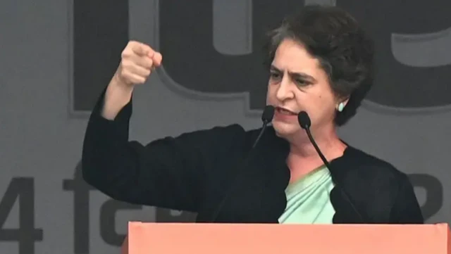 ਕਾਂਗਰਸ ਸਾਂਸਦ ਪ੍ਰਿਯੰਕਾ ਗਾਂਧੀ 