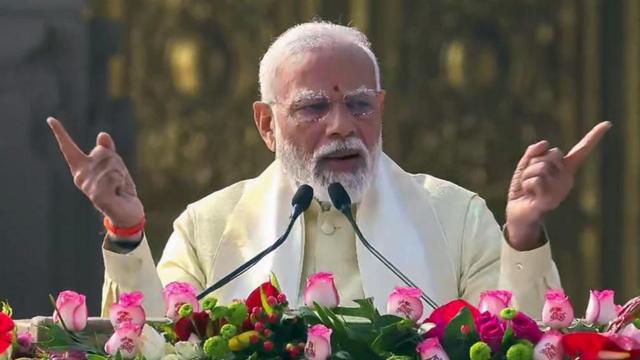 पीएम मोदी का राम मंदिर प्राण प्रतिष्ठा समारोह का भाषण क्या राजनीतिक संदेश  है? - BBC News हिंदी