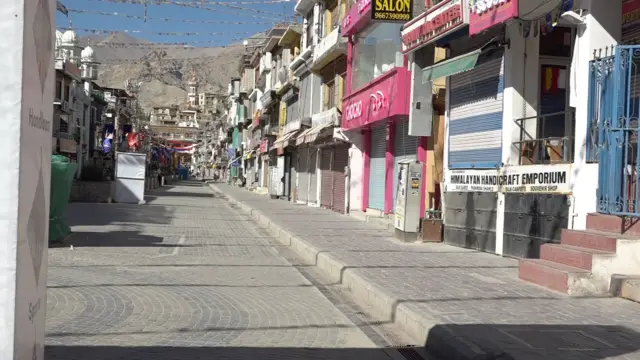 लेह के बाज़ार