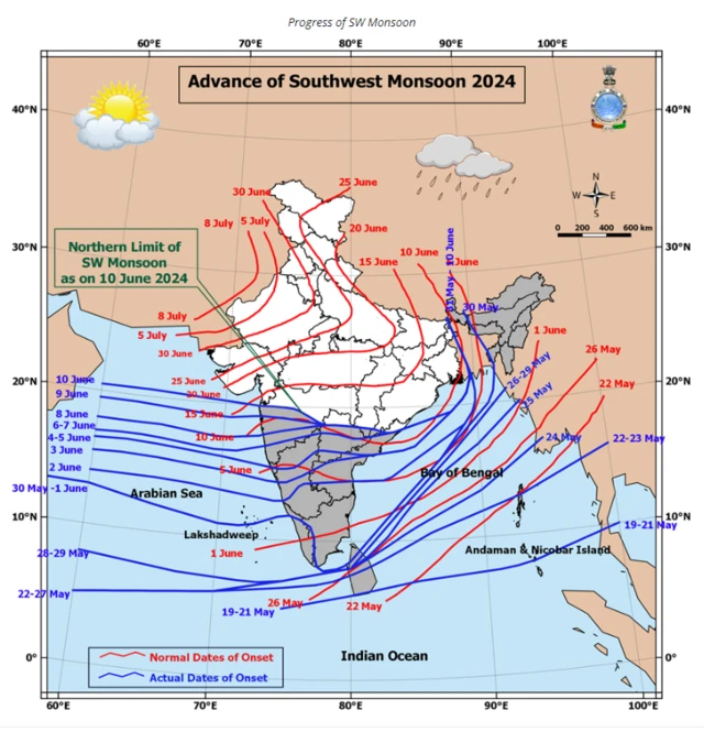ગુજરાતમાં ચામાસું મોડું પહોંચશે?