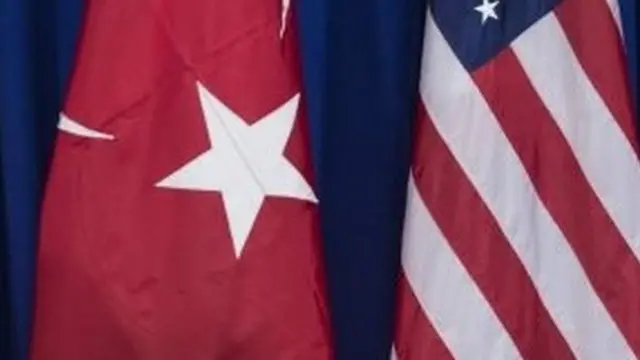የቱርክና የአሜሪካ ባንዲራ