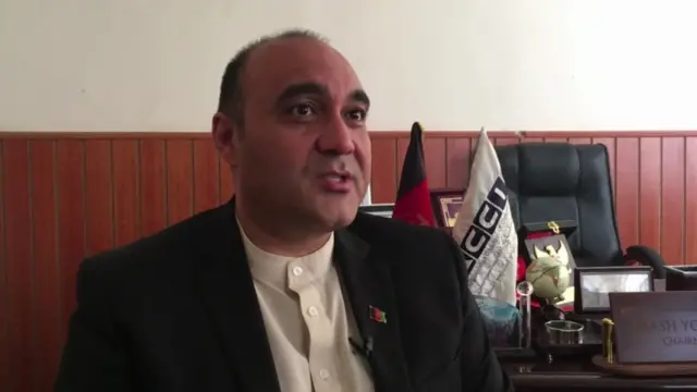 Балх вилоят Тижорат идораси раҳбари Араш Юнусий