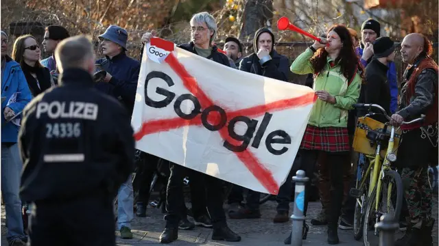 గూగుల్ వ్యతిరేక ప్రదర్శన