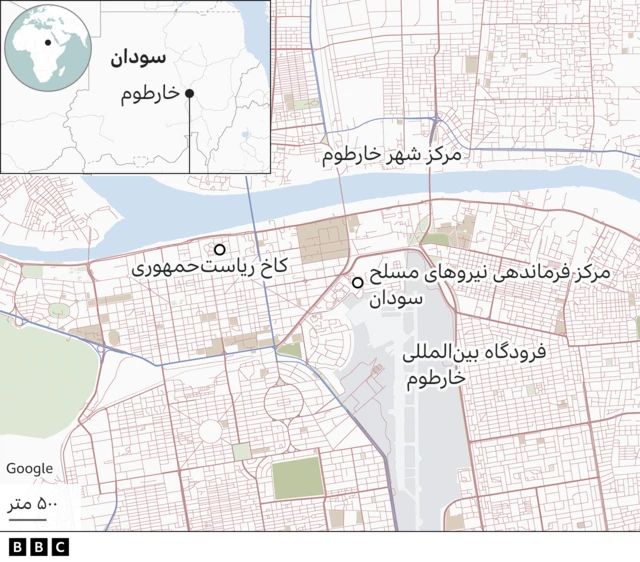 نقشه خارطوم