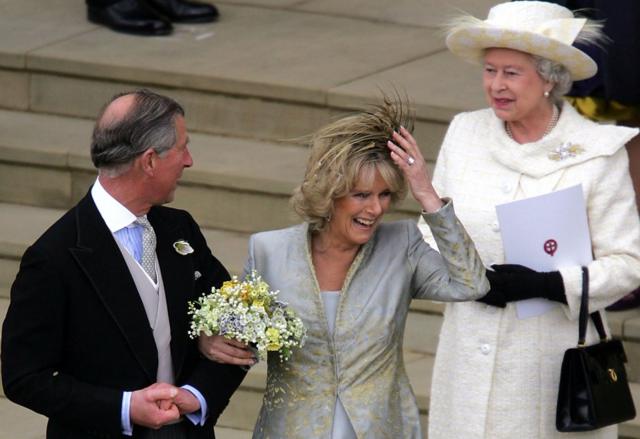Casamento do príncipe Charles e Camilla Parker Bowles, em 2005.
