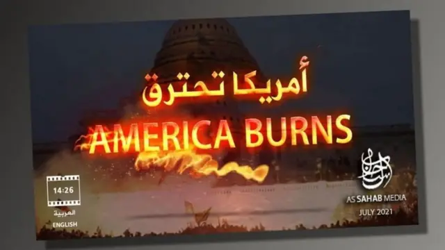 અલ-કાયદા મીડિયા આઉટલેટ સતત અમેરિકાની ટીકા કરે છે અને તેમને ધમકીઓ આપે છે