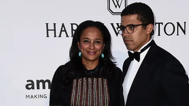 Sindika Dokolo et son épouse, la milliardaire Isabel Dos Santos