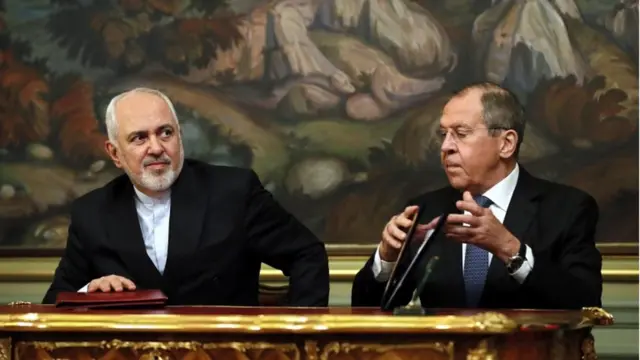 İran Dışişleri Bakanı Muhammed Cevad Zarif ile Rus mevkidaşı Sergey Lavrov