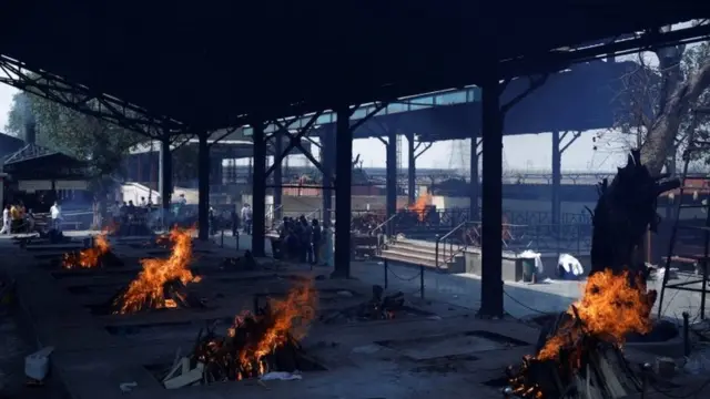 Krematorium di Delhi