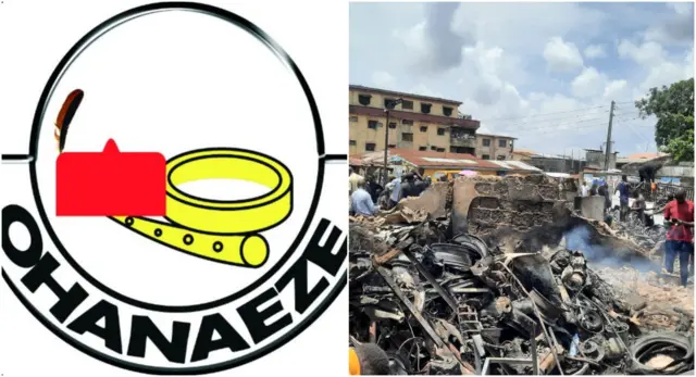 Njirimara Ohaneze na ebe ọkụ gbara n'ahịa Akerele