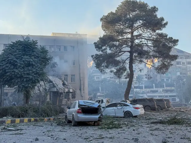 Israel bombardeó Damasco este semana.