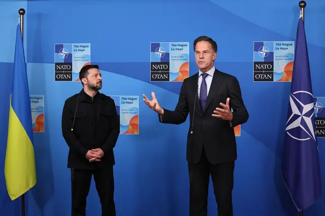 Зеленский и Марк Рютте 