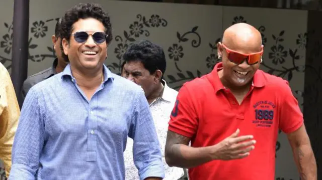 सचिन तेंडुलकर आणि विनोद कांबळी 