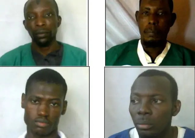 Wasu daga cikin fursunonin da suka tsere daga Kuje da hukumomi suka saki hotunansu