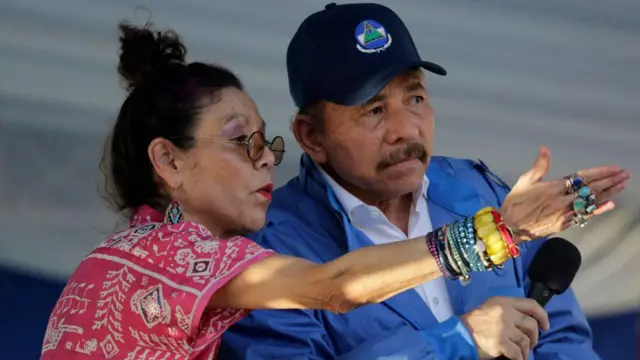 Rosario Murillo y Daniel Ortega. 