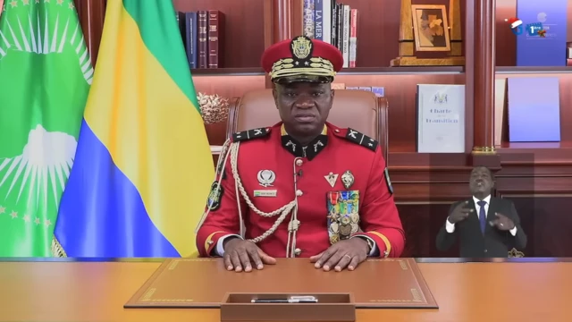Le colonel Brice Clotaire Oligui Nguema a tenu son premier discours de fin d'année en tant que dirigeant du Gabon