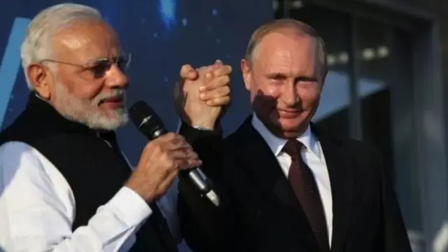 Rais Mody wa India na Putin wa Urusi