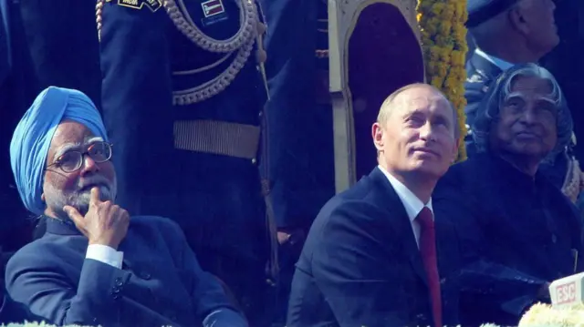 పుతిన్, మన్మోహన్ సింగ్