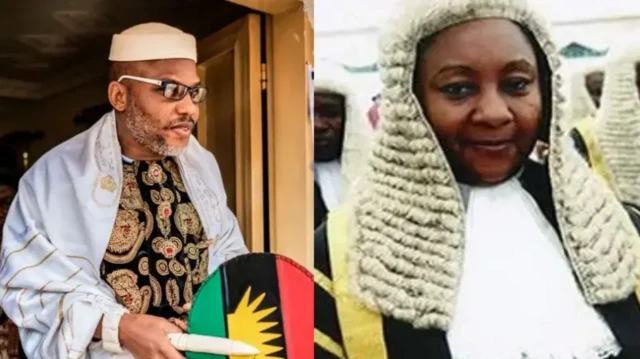Nnamdi Kanu na Ọkaikpe Binta Nyako
