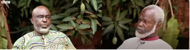 Phillip Okoye na nwanne ya nwoke Paul Okoye