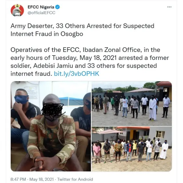 Awọn afurasi ti wọn mu ni Oṣogbo