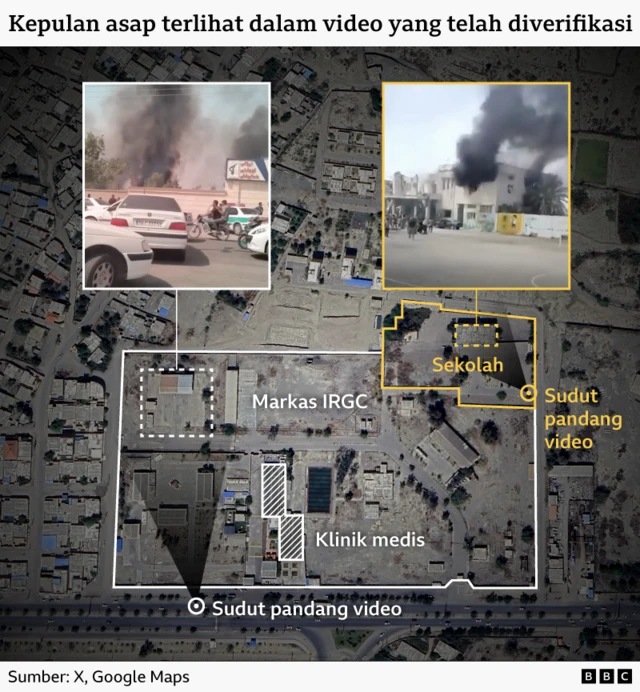 Citra satelit sekolah putri