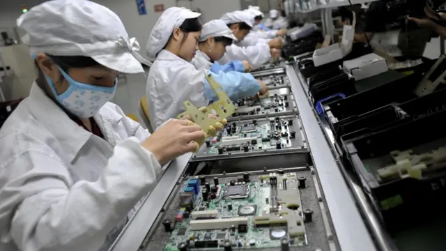 Fábrica da Apple na China