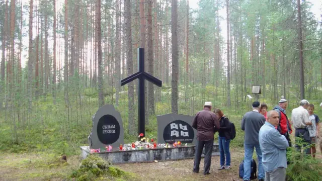 Мемориал расстрелянным грузинам