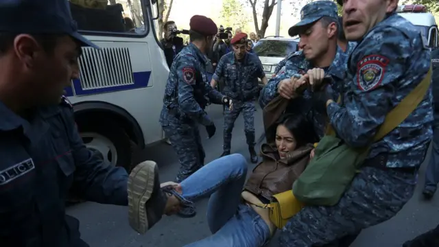 تظاهرات ایروان