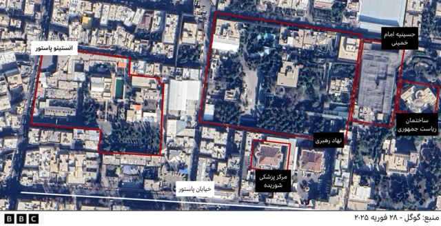نقشه نهاد رهبری جمهوری اسلامی