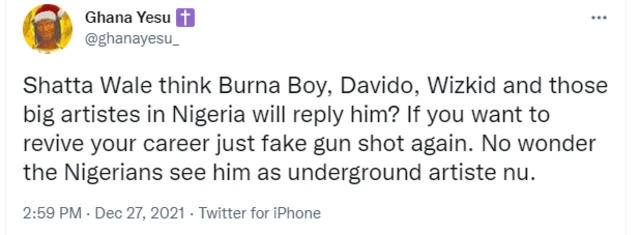 Shatta Wale: IK Ogbonna, DJ Big N and odas drag Shatta Wale for insulting Nigerian artist