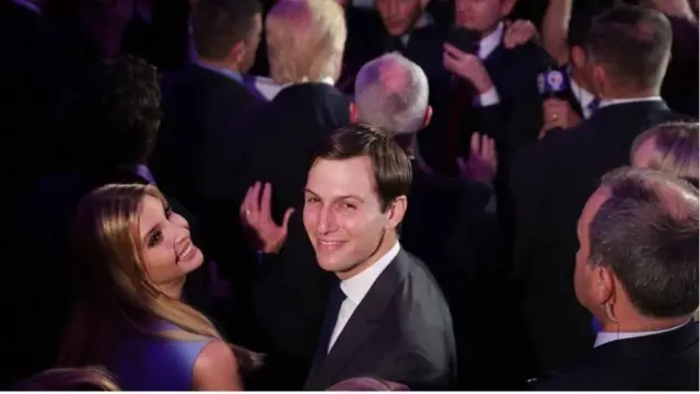 Джаред Кушнер з дружиною на вечірці на честь перемоги Дональда Трампа