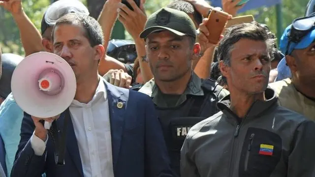 Guaidó y Leopoldo López