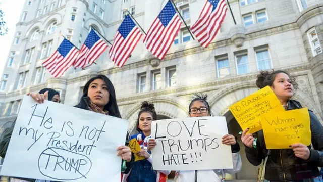 Awọn oluwọde to n tako aarẹ Trumps